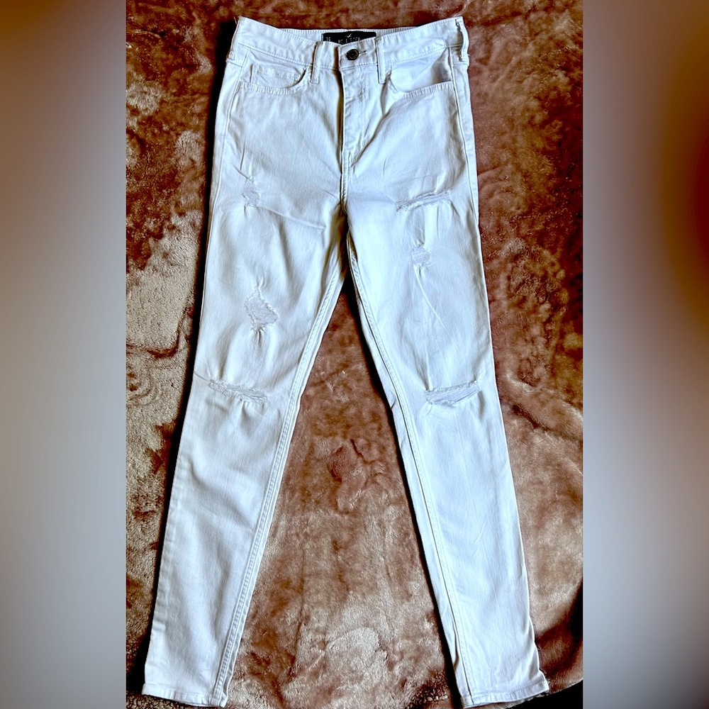 Hollister White Jeans